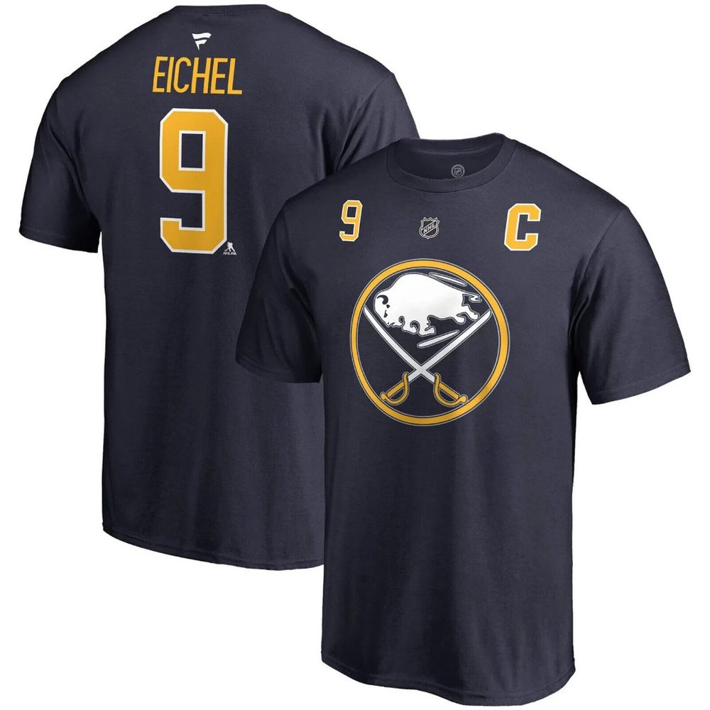 Jack Eichel - Buffalo Sabres #9 - Fanatics- NHL - Men's T-shirt - Size 5XL